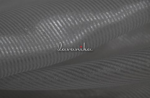 Pure Resham Tissue Striped Fabric (Dyeable) Dno.PRTSASRFD